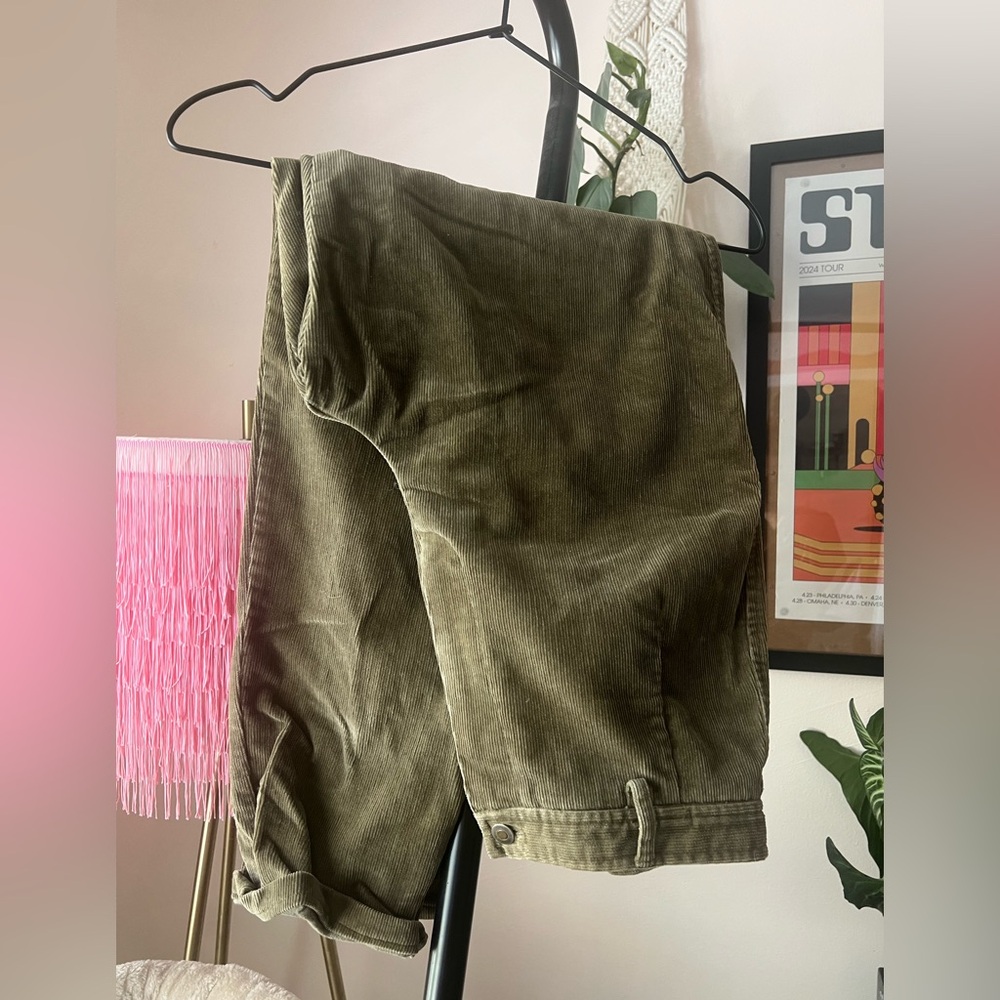 Vintage Rafaella Olive Green Corduroy Trousers